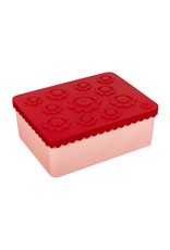 Blafre Lunch box 3 compartimenten flower pink