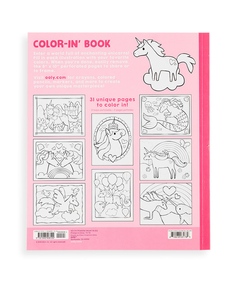 ooly Kleurboek 'Enchanting Unicorns'