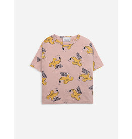 Bobo Choses Sniffy Dog all over short sleeve T-shirt