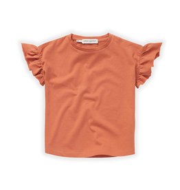 Sproet & Sprout T-shirt ruffle sleeves cafe