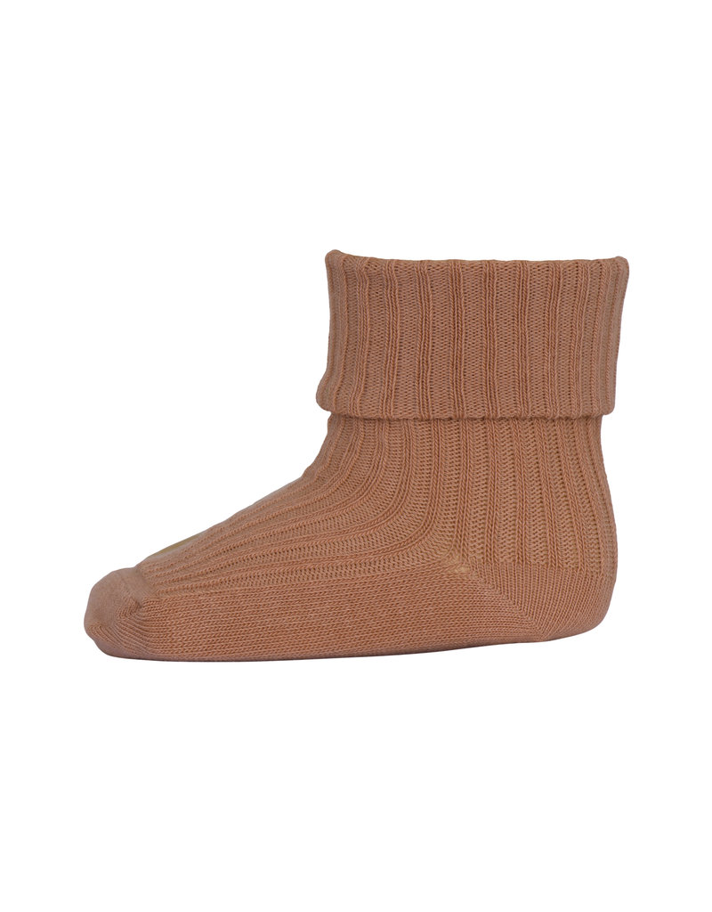 mp Denmark Cotton Rib Socks Tawny Brown 858