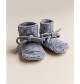 Hvid Booties Grey Melange