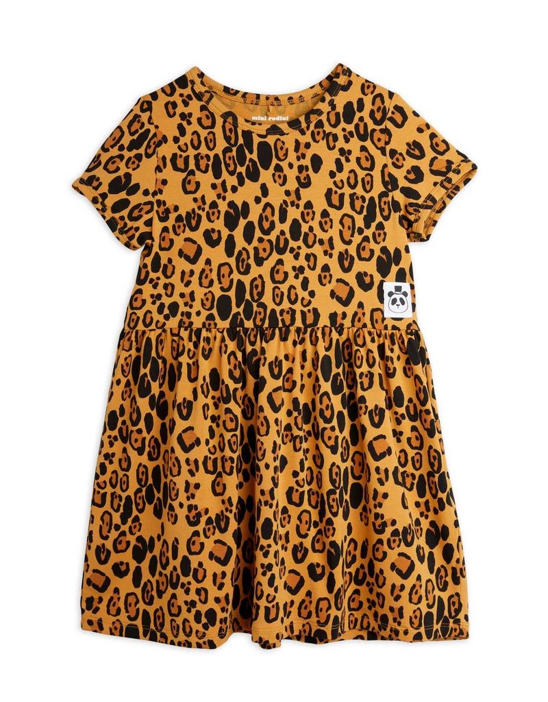 Mini Rodini Basic Leopard Short Sleeve Dress