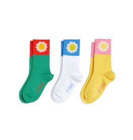 Mini Rodini MR flower socks 3-pack