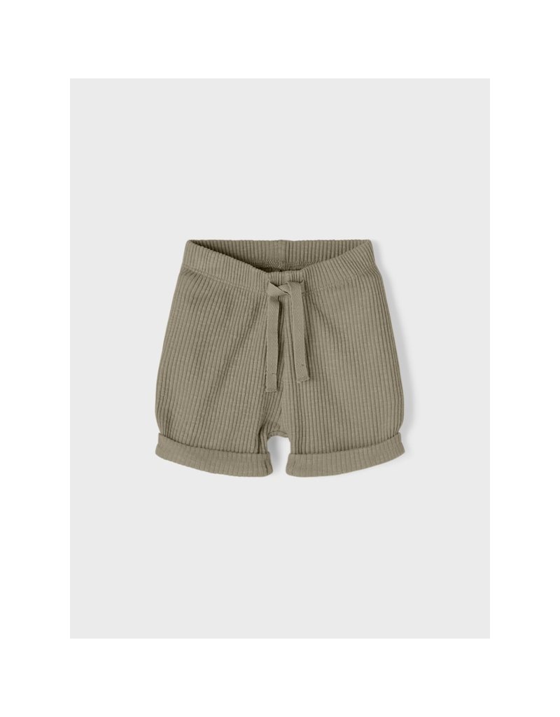 Lil' Atelier Rajo Loose Shorts Silver Sage
