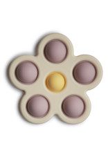 Mushie Press Toy Flower Soft Lilac/Daffodil/Ivory