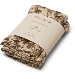 Konges Sløjd 3 Pack Muslin Cloths Dino