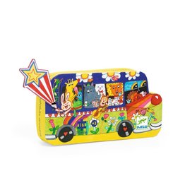 Djeco Puzzel de Regenboog Bus 16 Stukjes