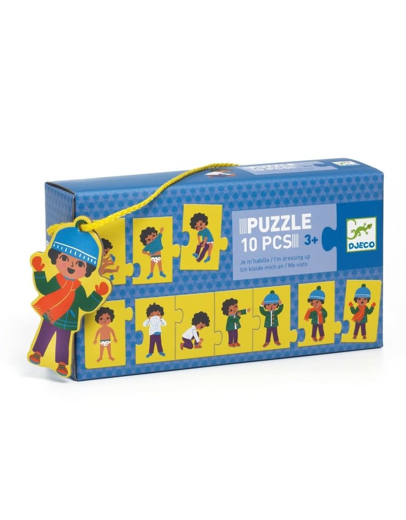 Djeco Puzzel - Ik kleed me aan - 10 Stukjes