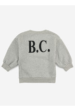 Bobo Choses Cat O’clock grey melange sweatshirt