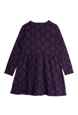 Mini Rodini Snakeskin Longsleeve Dress Purple