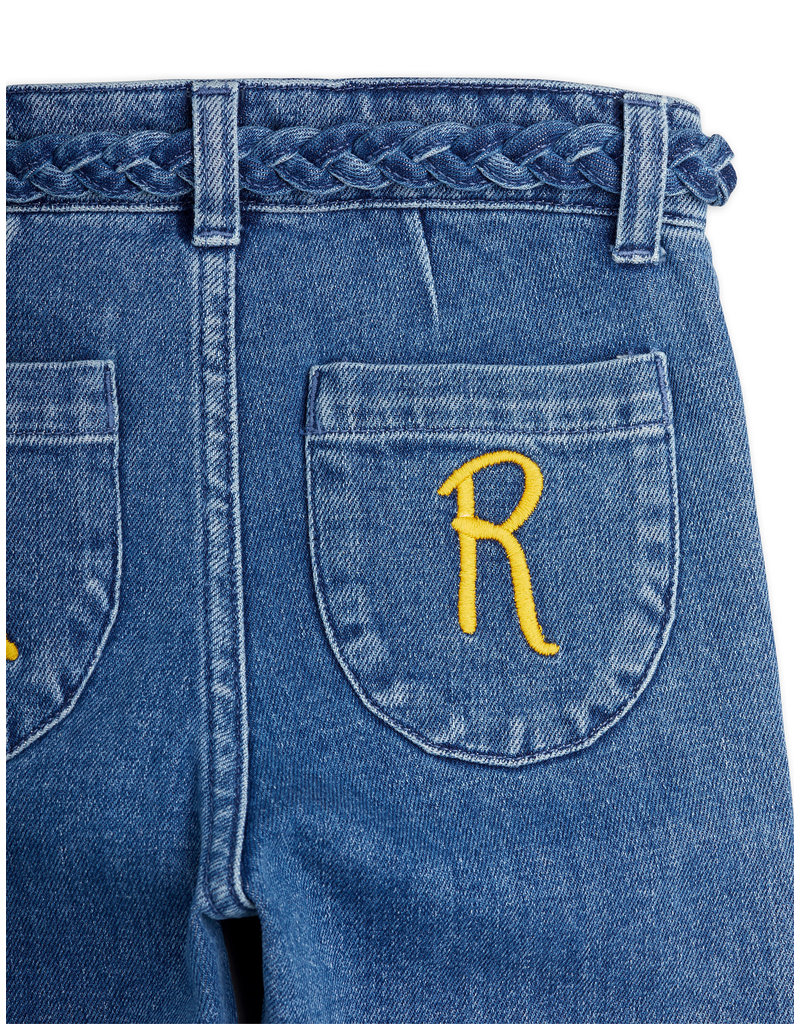 Mini Rodini Frisco Flared Denim Jeans Blue