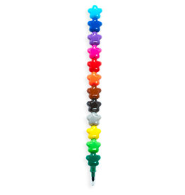 ooly Stack of Stars Stacking Crayons - Tub