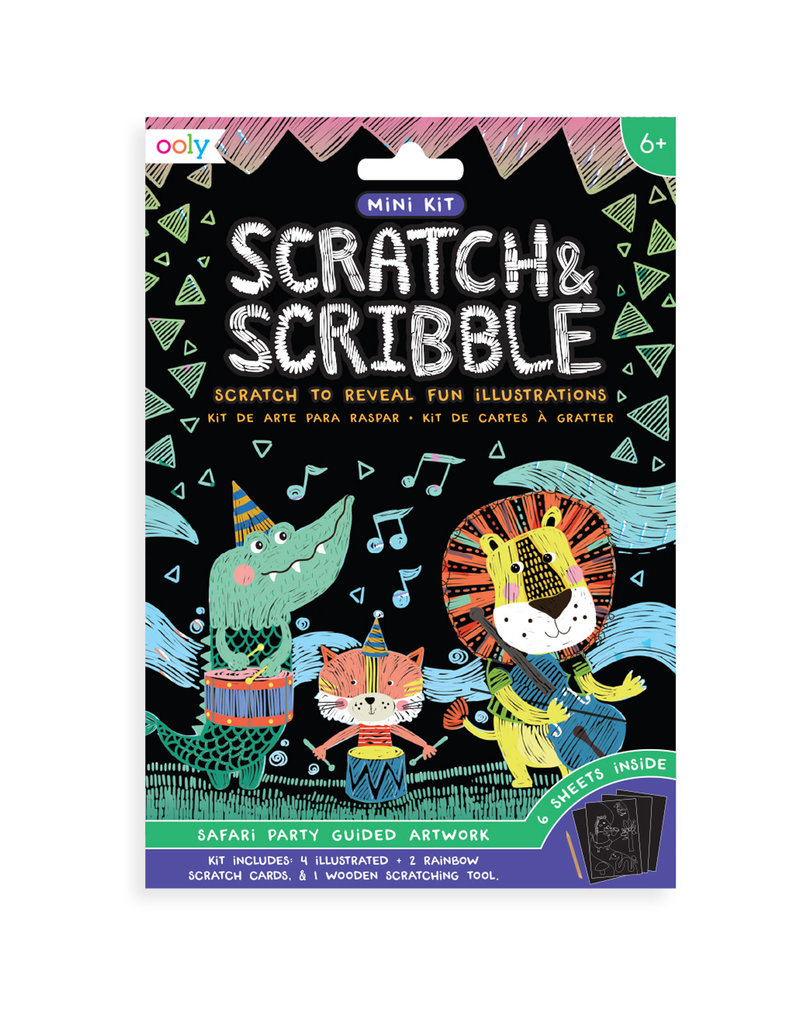 ooly Mini Scratch & Scribble - SafariParty