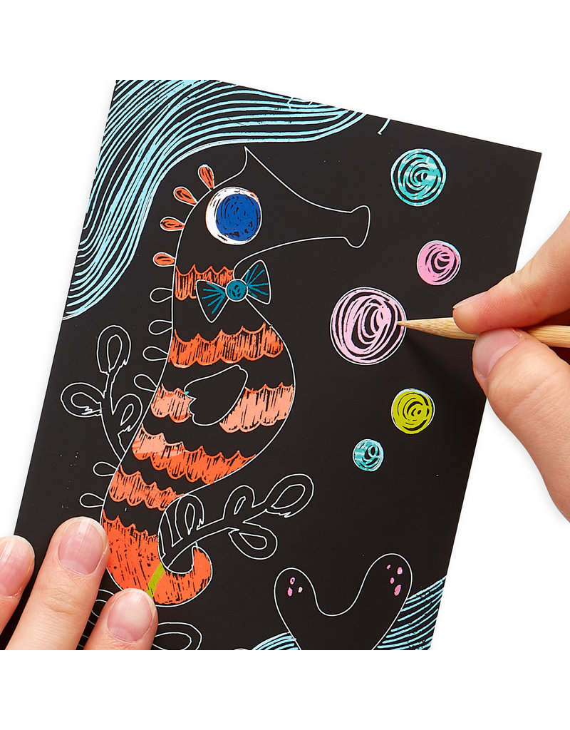 ooly Mini Scratch & Scribble - Friendly Fish