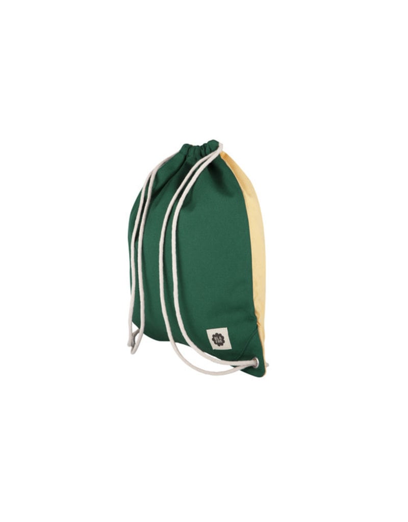 Blafre Gym/zwem tas dark green+light yellow