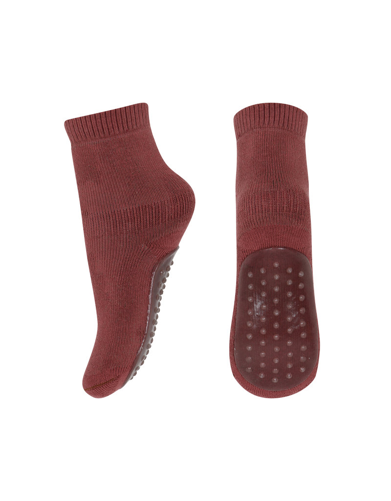 mp Denmark Wool/Cotton Anti-slip Socks Hot Chocolat 37