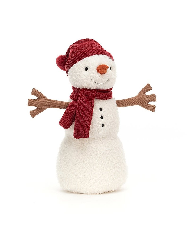 Jellycat Teddy Snowman Large (red)