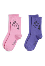 Mini Rodini Scottish Unicorns Socks 2-Pack