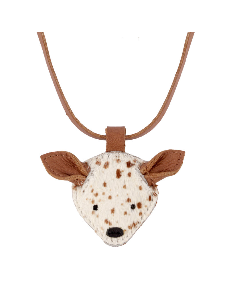 Donsje Wookie Necklace Bambi Spotted Cow Hair