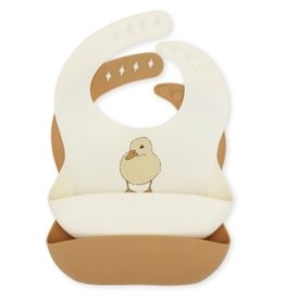 Konges Sløjd 2 Pack Bib Silicone Duckling