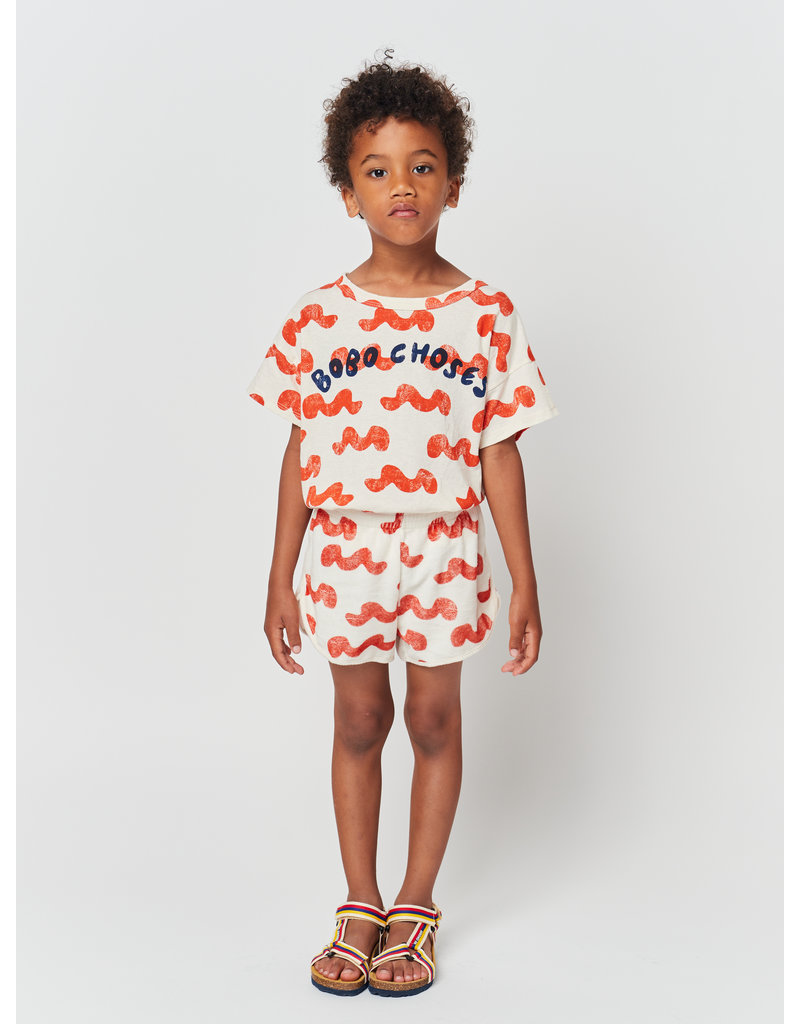 Bobo Choses Waves All Over Terry Shorts