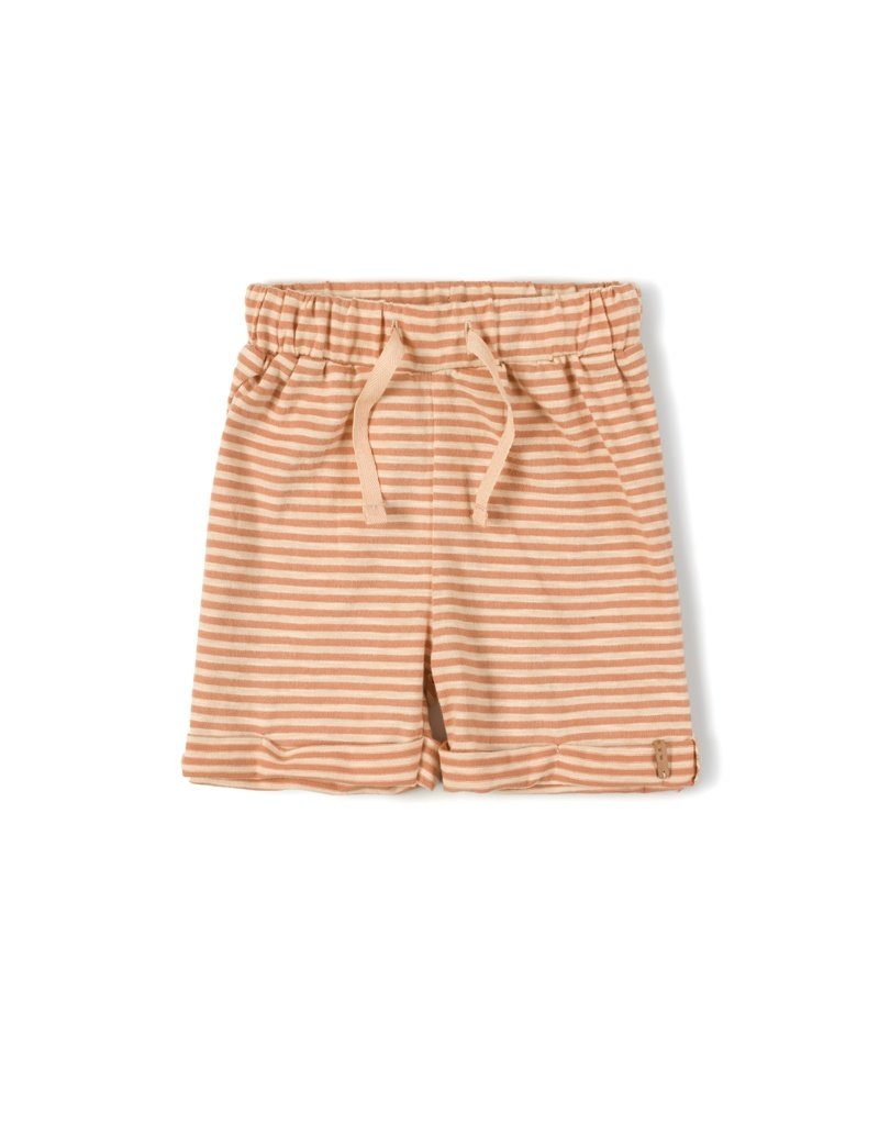 Nixnut Lace Short Papaya Stripe