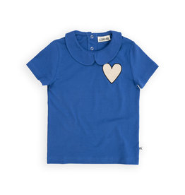 CarlijnQ Sunnies - collar t-shirt wt embroidery