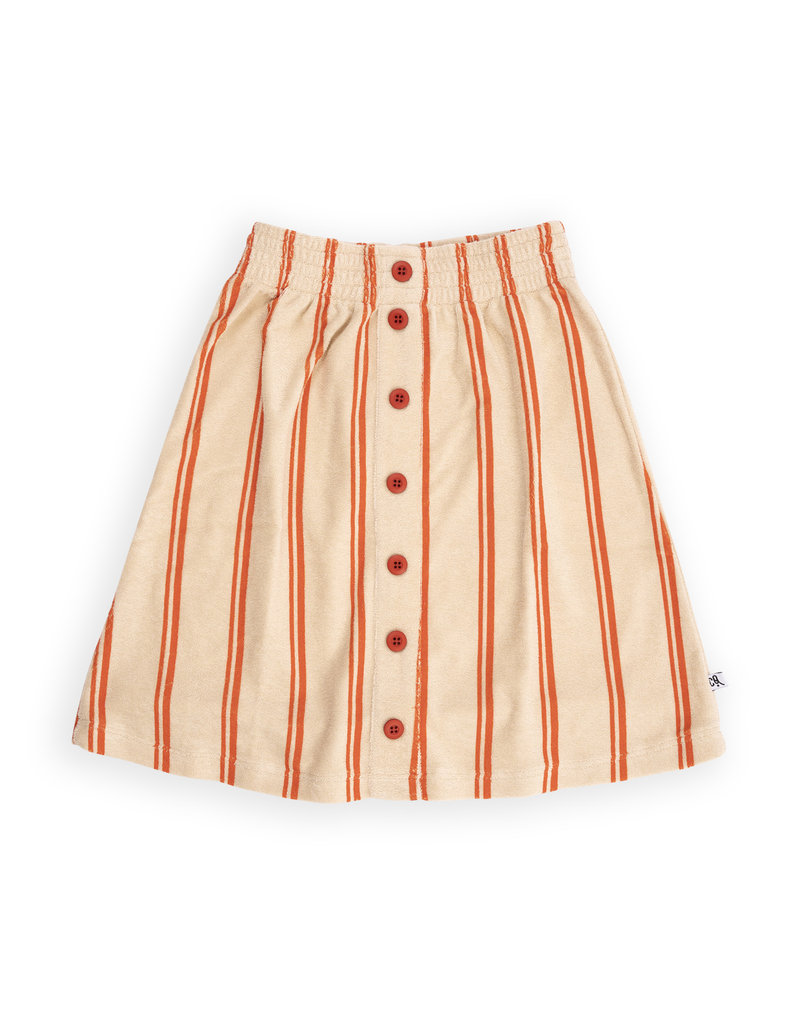 CarlijnQ Stripes Flame - Midi Skirt