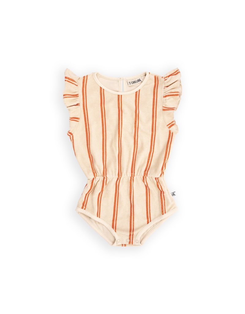 CarlijnQ Stripes Flame - Playsuit