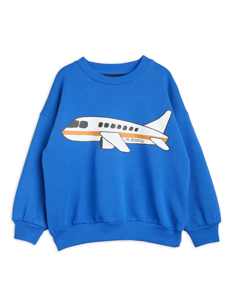 Mini Rodini Airplane Sweatshirt Blue