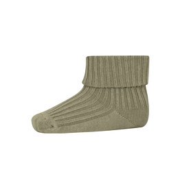 mp Denmark Cotton Rib Baby Socks Silver Sage 3050