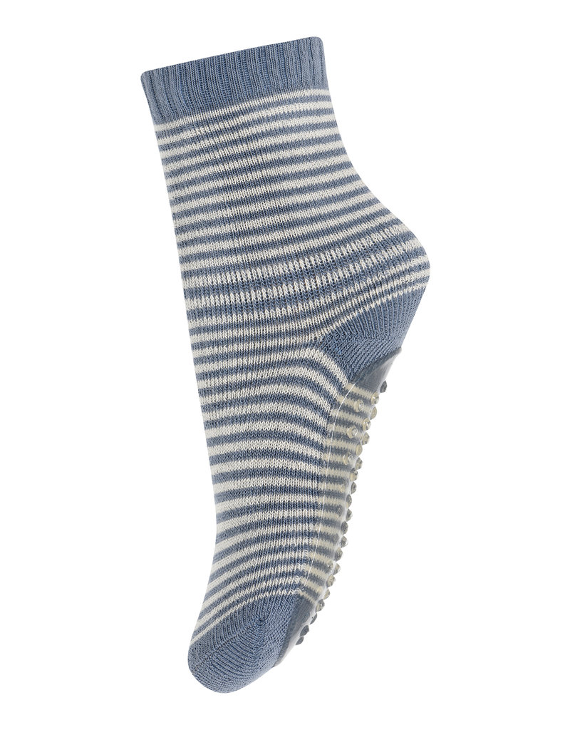 mp Denmark Vilde Sock with Anti Slip Stone Blue 4222