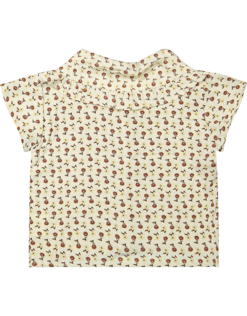 Baje Studio Brook - Shortsleeve Blouse Lurex Flower