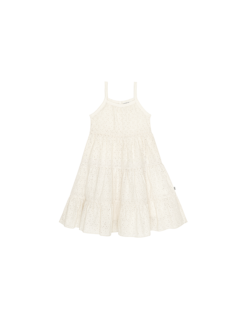 House of Jamie Broidery Layer Dress Cream