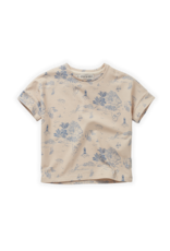Sproet & Sprout Loose T-Shirt Cinque Terre Print Pear