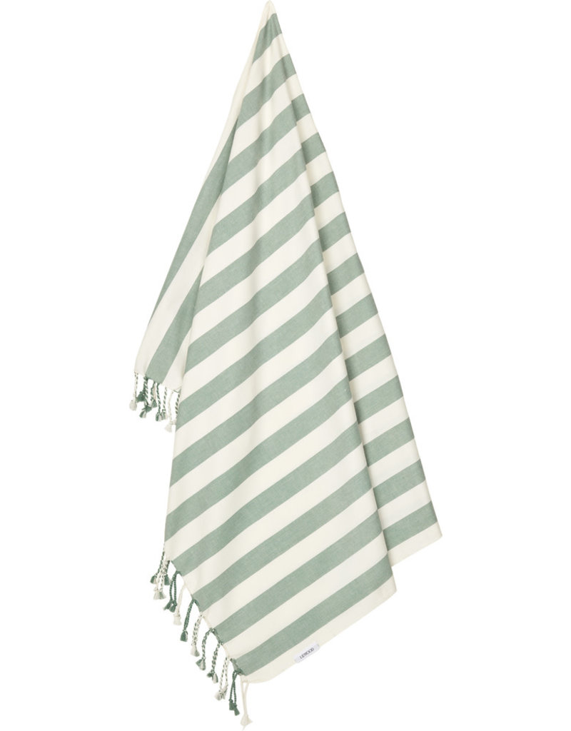 Liewood Mona beach towel Stripes Peppermint / Creme de la creme