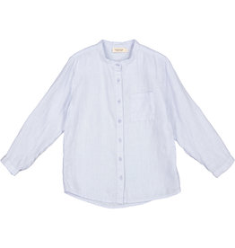 MarMar Copenhagen Theodor Linen Blouse Blue Mist