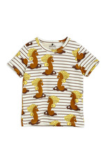 Mini Rodini Unicorn Seahorse aop SS Tee Brown