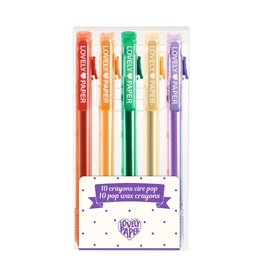 Djeco 5 pop wax crayons