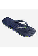 Havaianas Brasil Logo Navy Blue