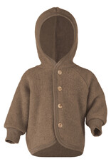 Engel Hooded Jacket Walnut Melange