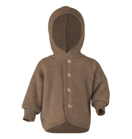 Engel Hooded Jacket Walnut Melange