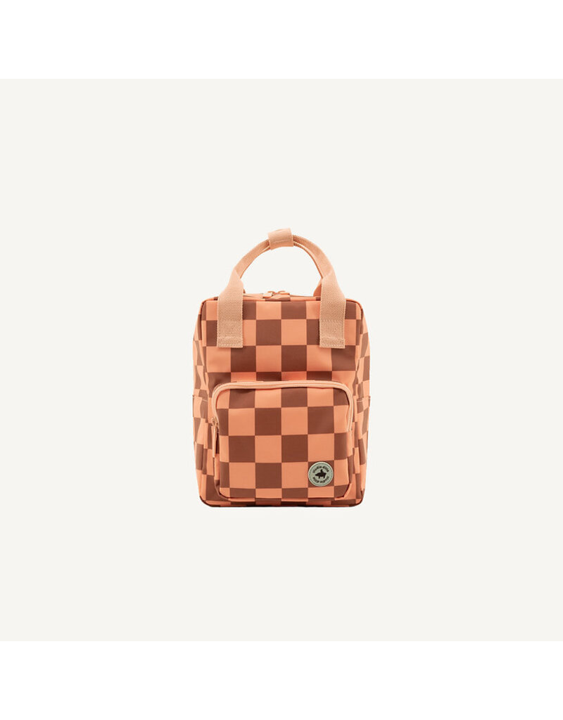 Studio Ditte Backpack Small Blocks Pink-Brown