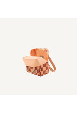 Studio Ditte Backpack Small Blocks Pink-Brown
