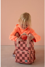 Studio Ditte Backpack Small Blocks Pink-Brown