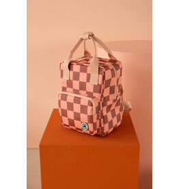 Studio Ditte Backpack Small Blocks Pink-Brown
