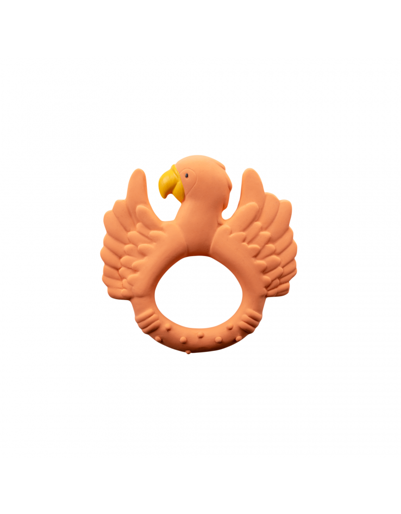 Natruba Teether Parrot Orange