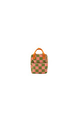 Sticky Lemon Backpack Small Garmhouse Checkerboard Sprout green Flower pink