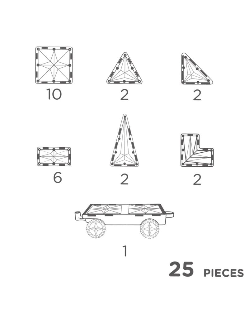 Clever Clixx Wheels Pack Intense | 25 Pieces